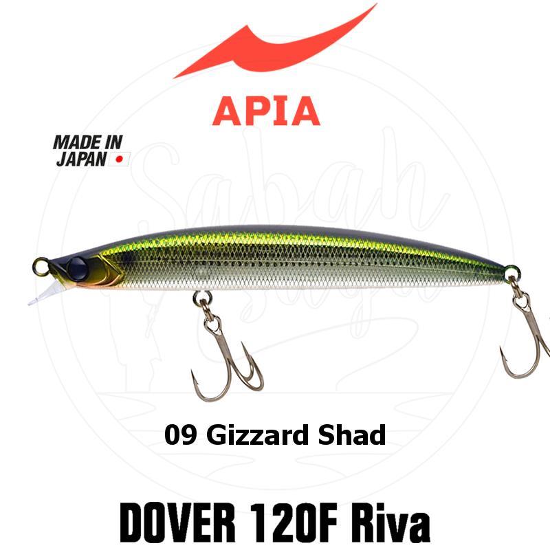 Apia Dover 120F Riva 19gr Sahte Balık #09 Gizzard Shad