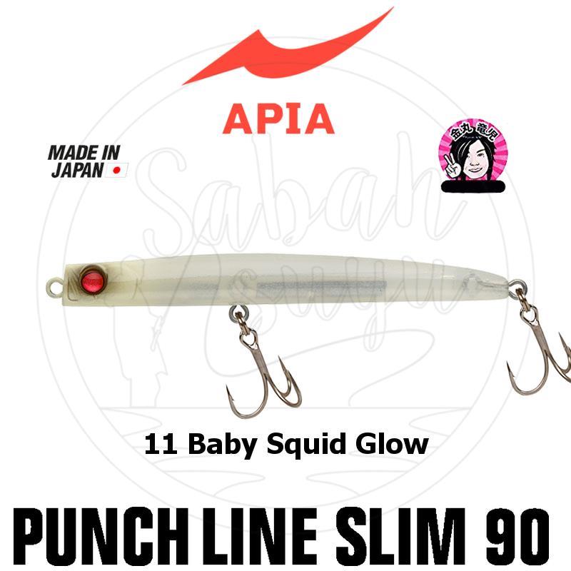 Apia Punchline Slim 90 12gr Sahte Balık #11 Baby Squid Glow