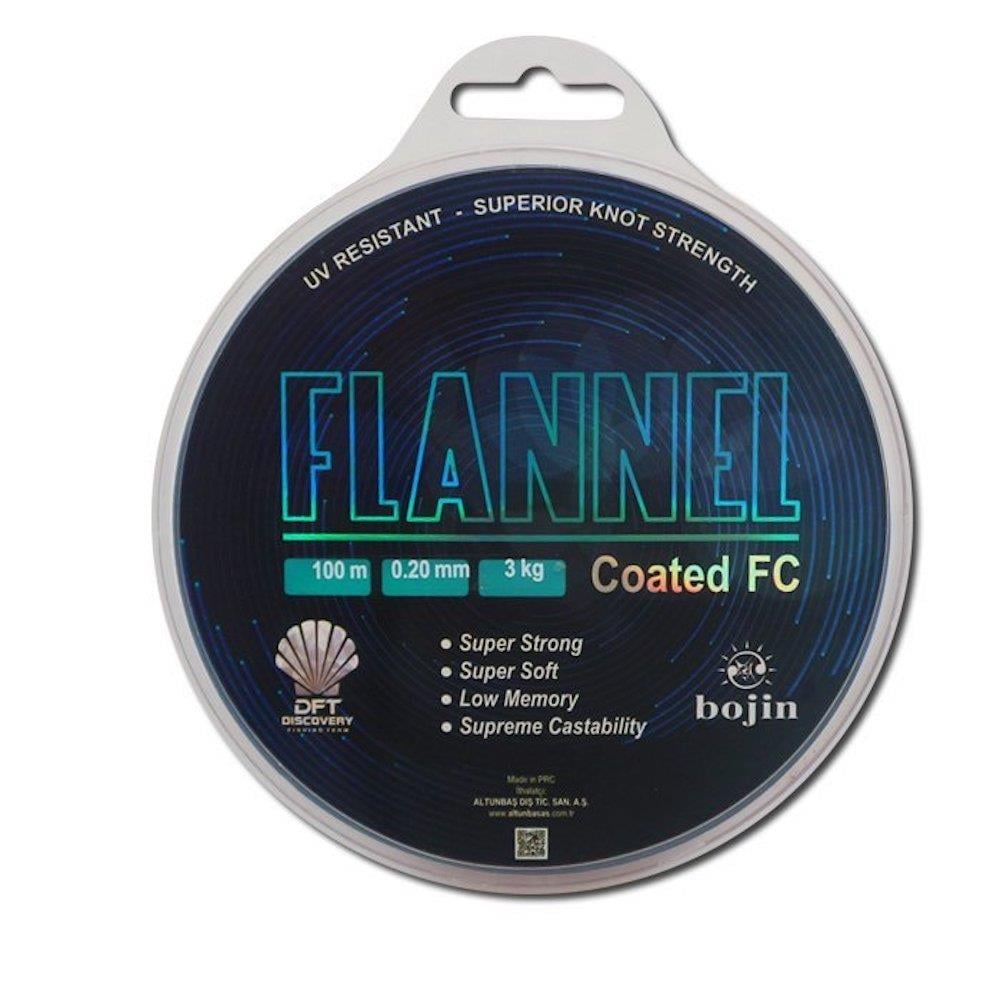 Bojin Flannel FC Coated Mono Misina 100mt 0.20mm 3.0kg