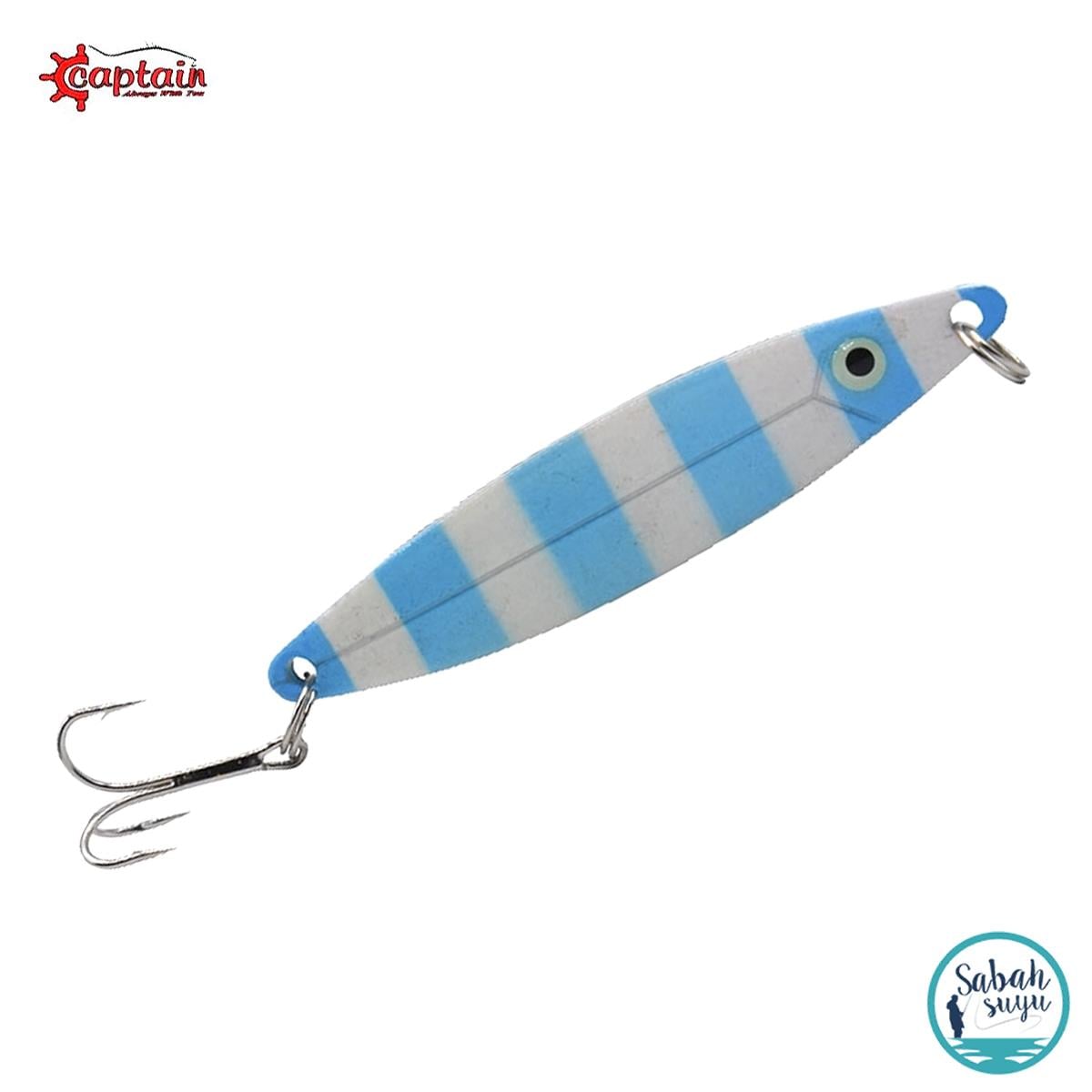 Captain 6145 Kaşık Zebra Glow 8cm 18gr Renk:02