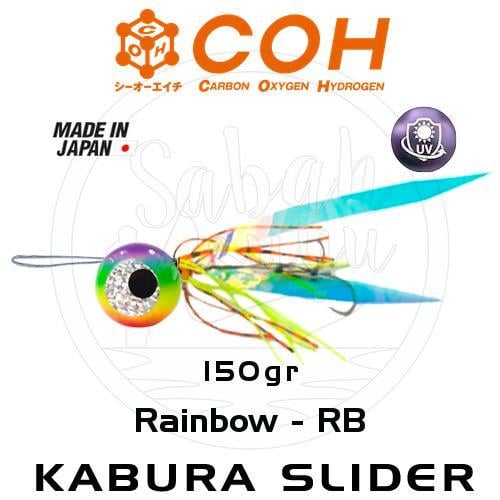 COH Kabura Slider Tai Rubber Jig Suni Yem 150gr. Rainbow