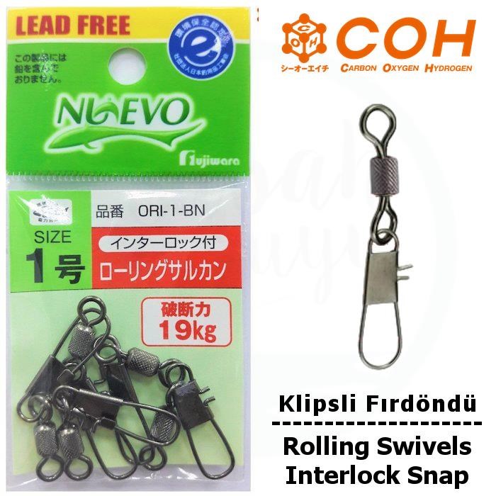 COH Klipsli Fırdöndü #1 19kg (Interlock Snap)