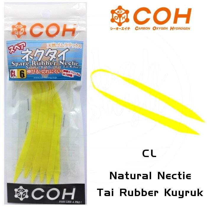 COH Natural Necktie Tai Rubber Kuyruk - CL