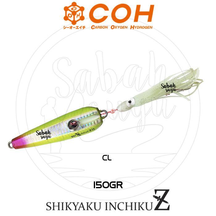 COH Shikyaku Inchiku Jig Suni Yem 150gr. Chart