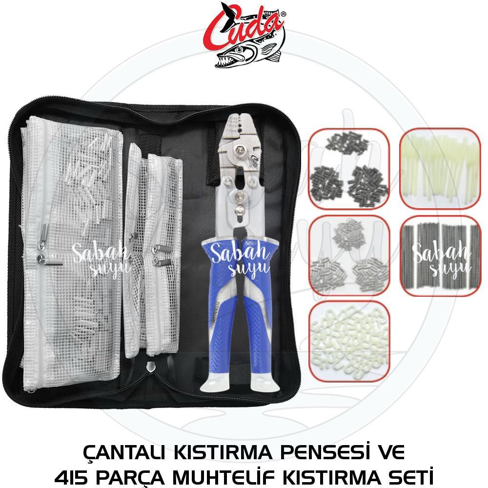 Cuda Kıstırma Pensesi ve 415 Parça Çantalı Muhtelif Kıstırma Seti