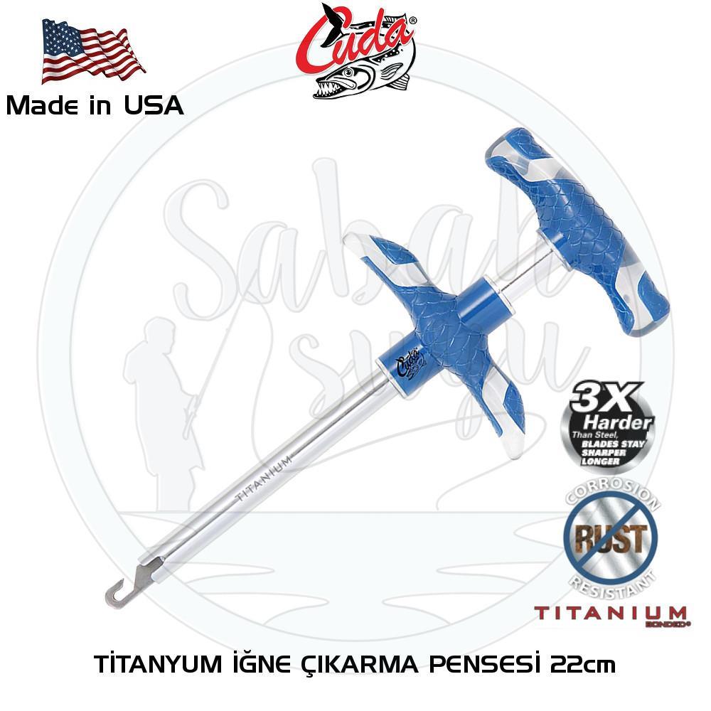Cuda Titanyum İğne Çıkarma Pensesi 22cm