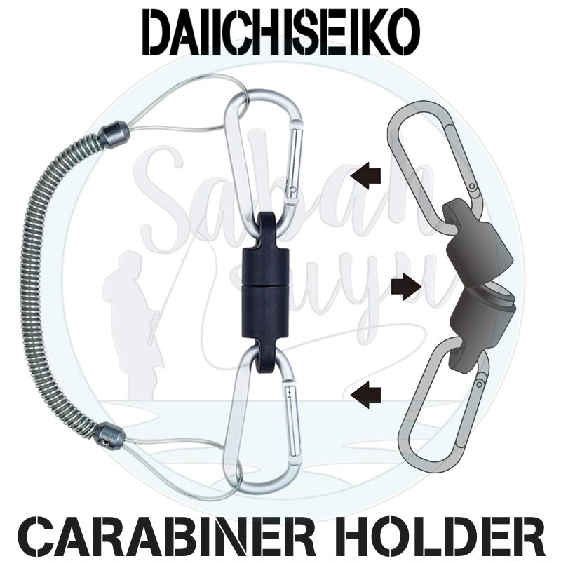 Daiichiseiko Carabiner Holder MG5000 Mıkantıslı Askı Gümüş