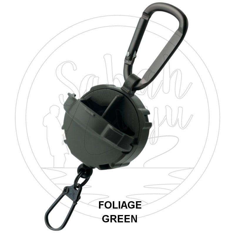 Daiichiseiko Carabiner Reel + Micro Case 2 Gözlü Aksesuar Askısı Foliage Green