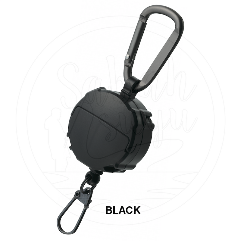Daiichiseiko Carabiner Reel + Micro Case 2 Gözlü Aksesuar Askısı Black