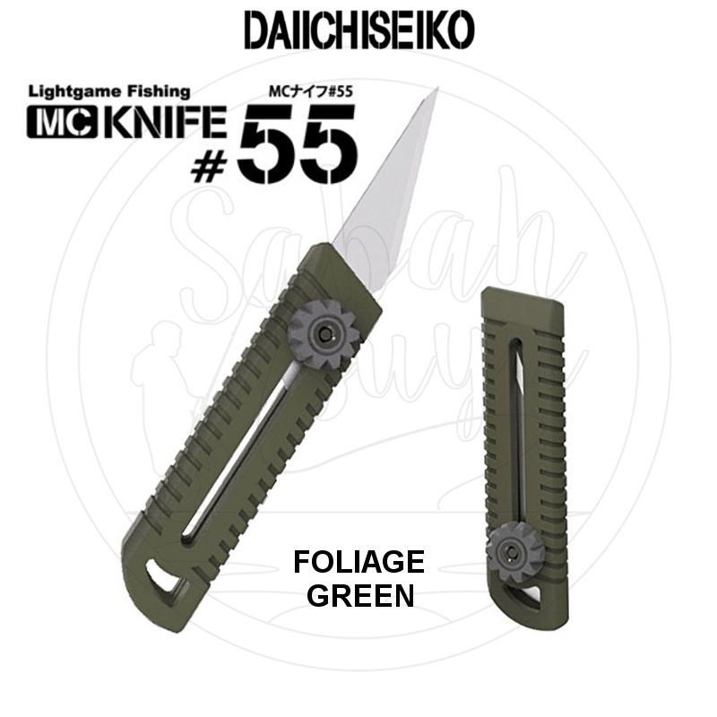 Daiichiseiko MC Knife 55 Light Game Bıçak Foliage Green