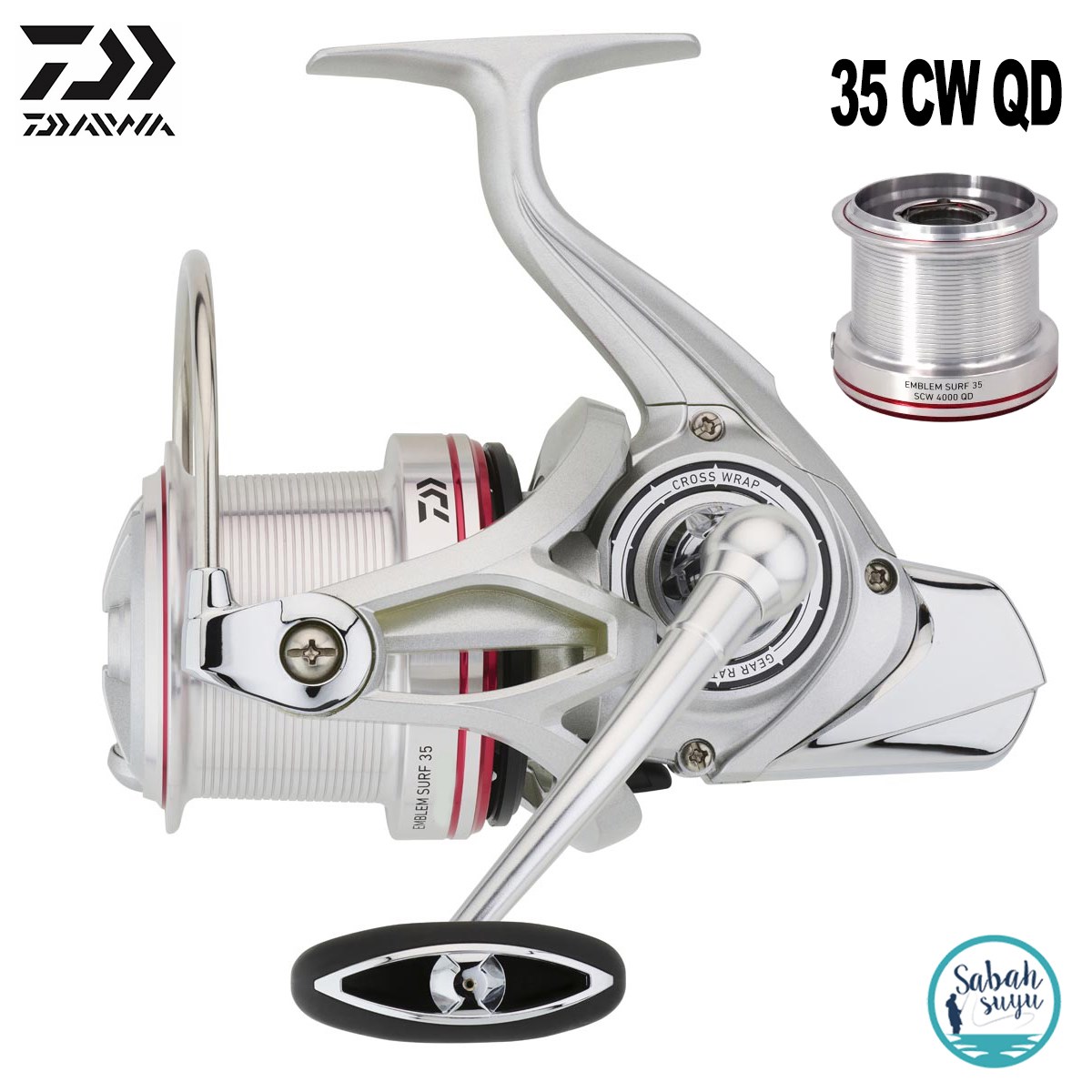 Daiwa Emblem 18 35 CW 4000 QD Surf Olta Makinesi