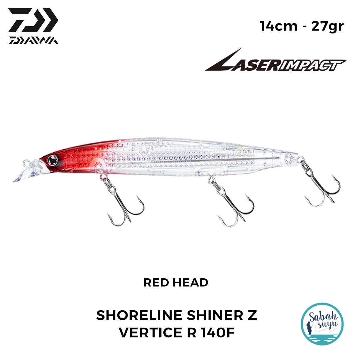 Daiwa SLS-Z Vertice R 140F-LI 14cm 27gr LI Red Head