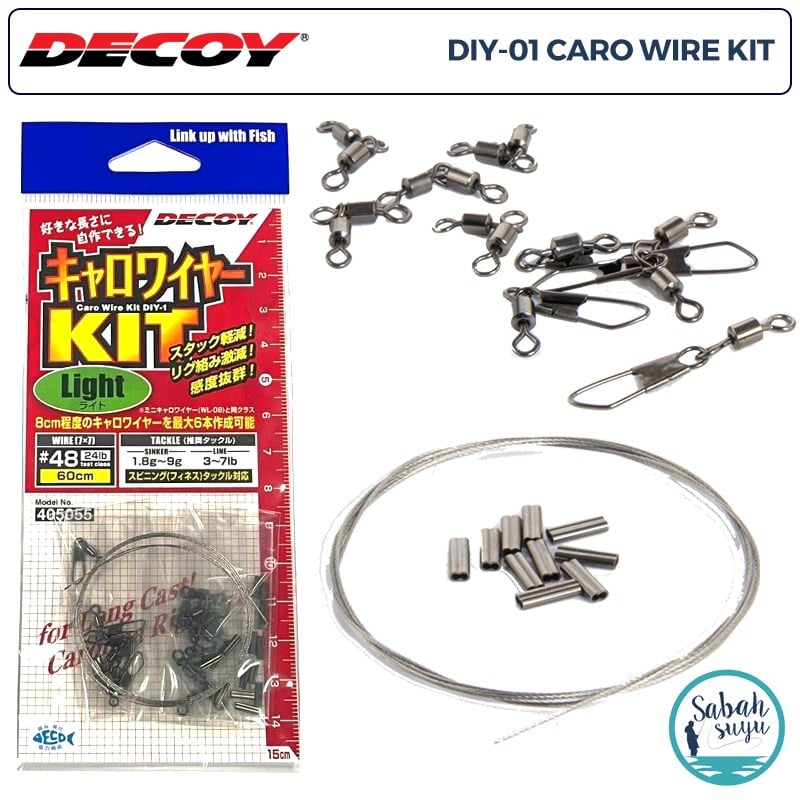 Decoy DIY-1 Carolina Wire Kit Light #48 60cm