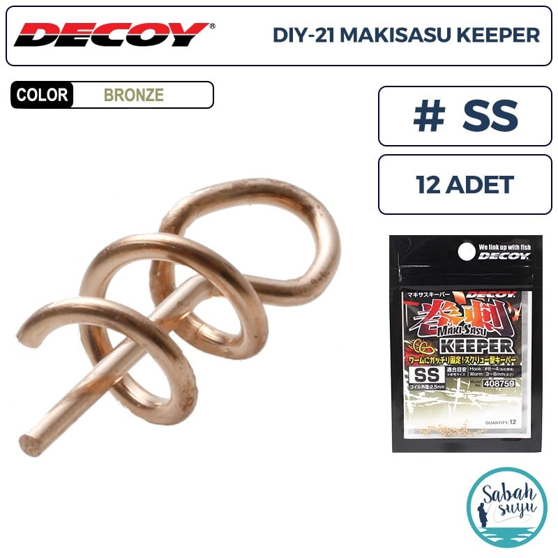 Decoy DIY-21 Makisasu Keeper Silikon Tutucu Yay #S (12 Adet)