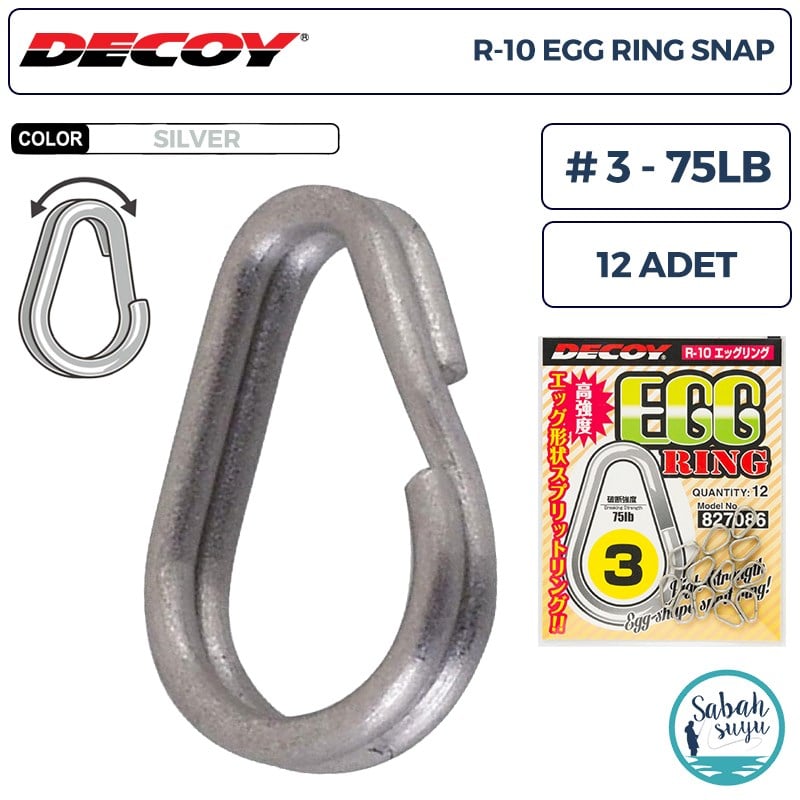 Decoy R-10 Egg Ring Halka #3 75lb (12 Adet)