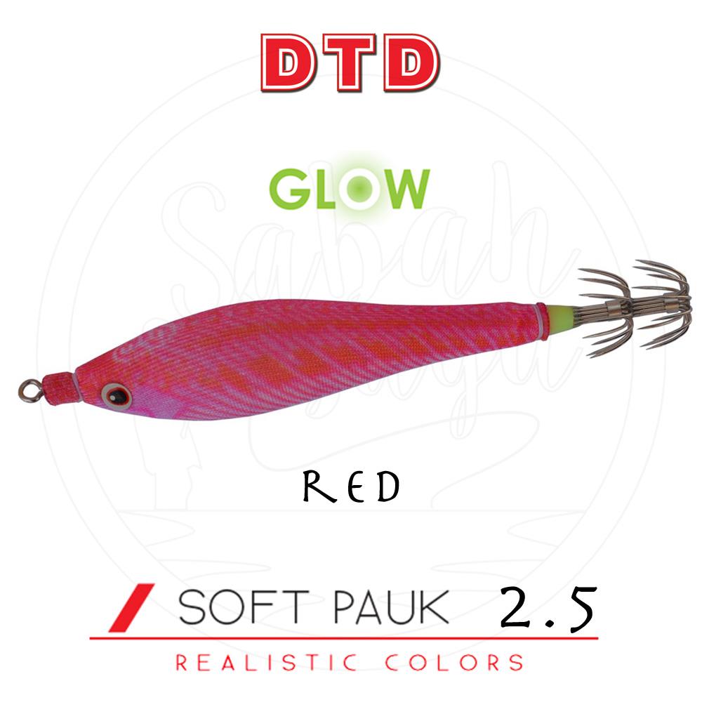 DTD Soft Pauk 2.5 70mm Kalamar Zokası Red