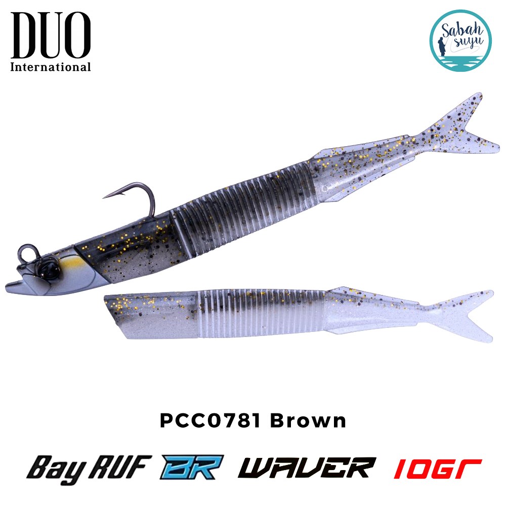Duo Bay Ruf BR Waver ZN 10gr 13.5cm Combo (2+1) PCC0781 Brown