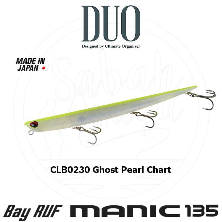 Duo Bay Ruf Manic 135 DLB0230 Ghost Pearl Chart