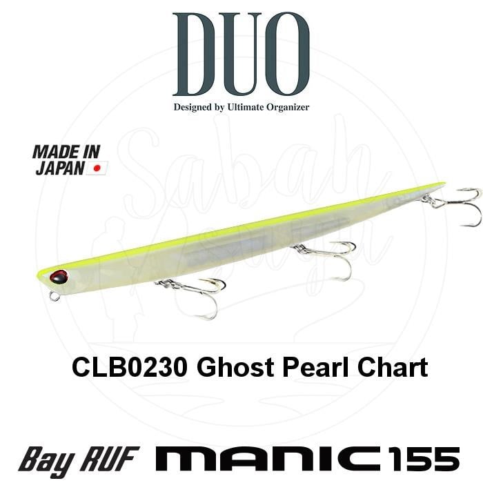Duo Bay Ruf Manic 155 CLB0230 Ghost Pearl Chart
