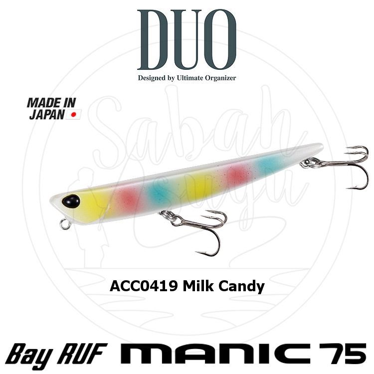 Duo Bay Ruf Manic 75 ACC0419 Milk Candy Sahte Balık
