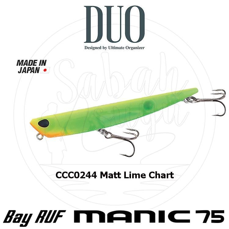 Duo Bay Ruf Manic 75 CCC0244 Matt Lime Chart