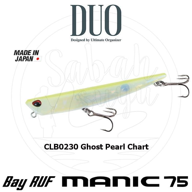 Duo Bay Ruf Manic 75 CLB0230 Ghost Pearl Chart Sahte Balık