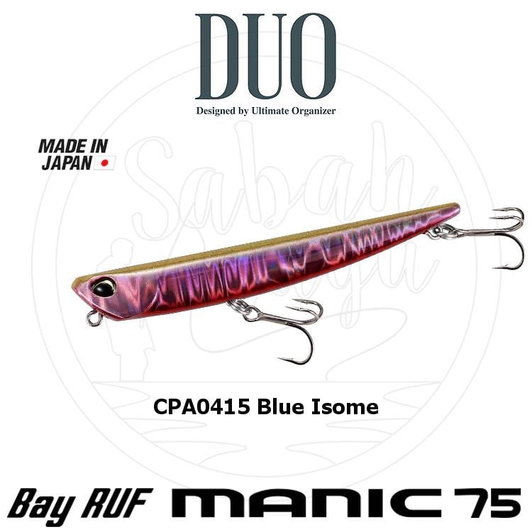 Duo Bay Ruf Manic 75 CPA0415 Blue Isome Sahte Balık