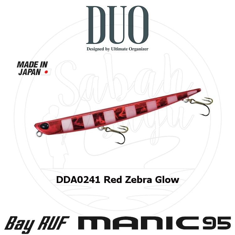 Duo Bay Ruf Manic 95 DDA0241 Red Zebra Glow