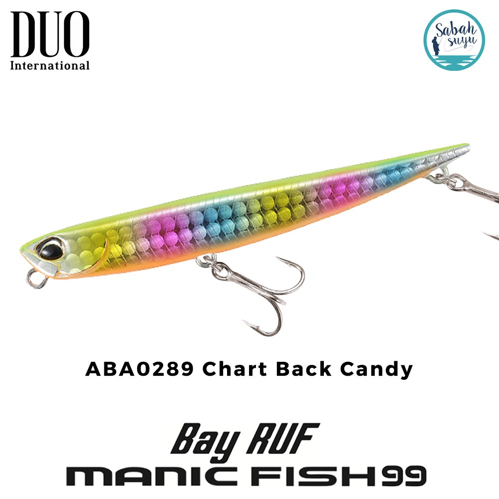 Duo Bay Ruf Manic Fish 99 ABA0289 Chart Back Candy
