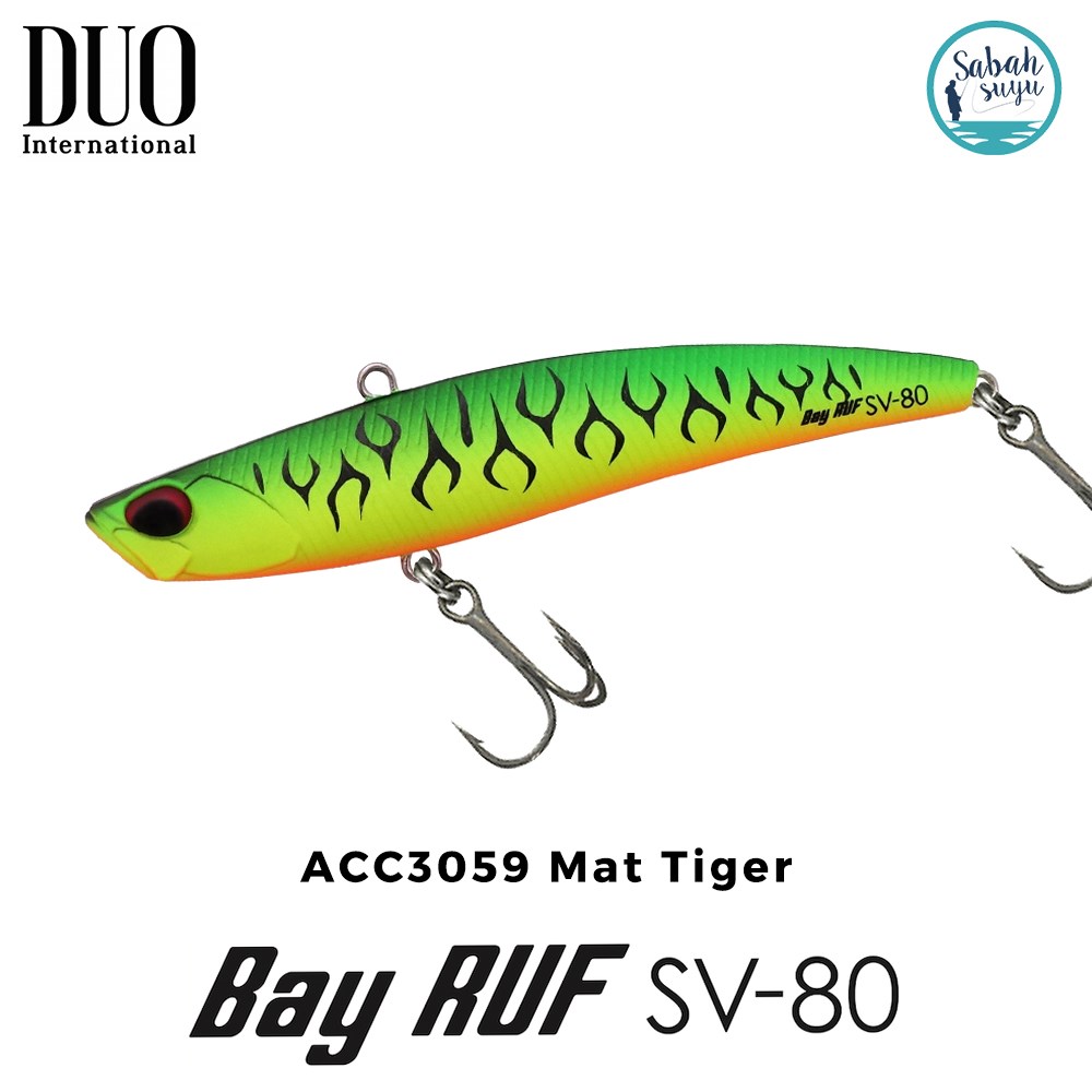 Duo Bay Ruf SV 80 8cm 15gr ACC3059 Mat Tiger Vibrasyon Maket Balık