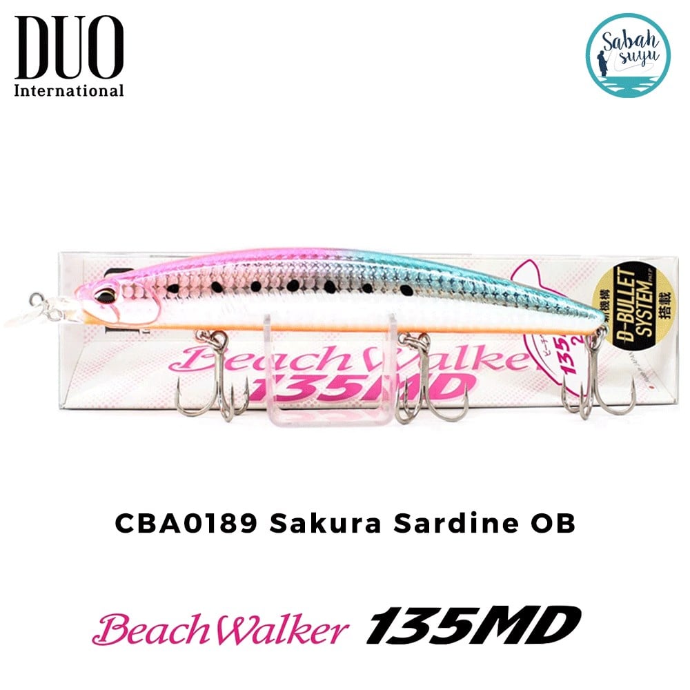 Duo Beach Walker 135MD CBA0189 Sakura Sardine OB Maket Balık