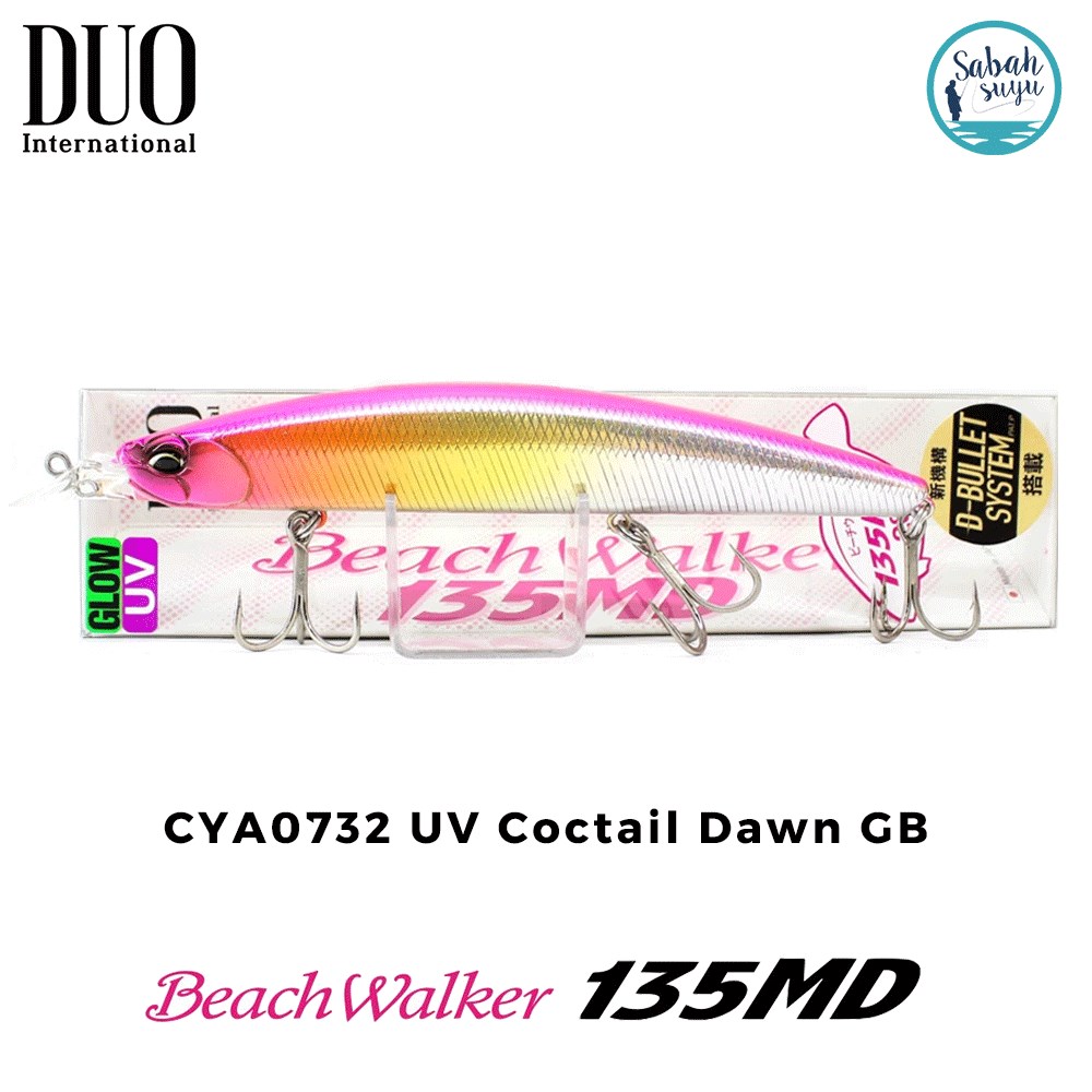 Duo Beach Walker 135MD CYA0732 UV Coctail Dawn GB Maket Balık