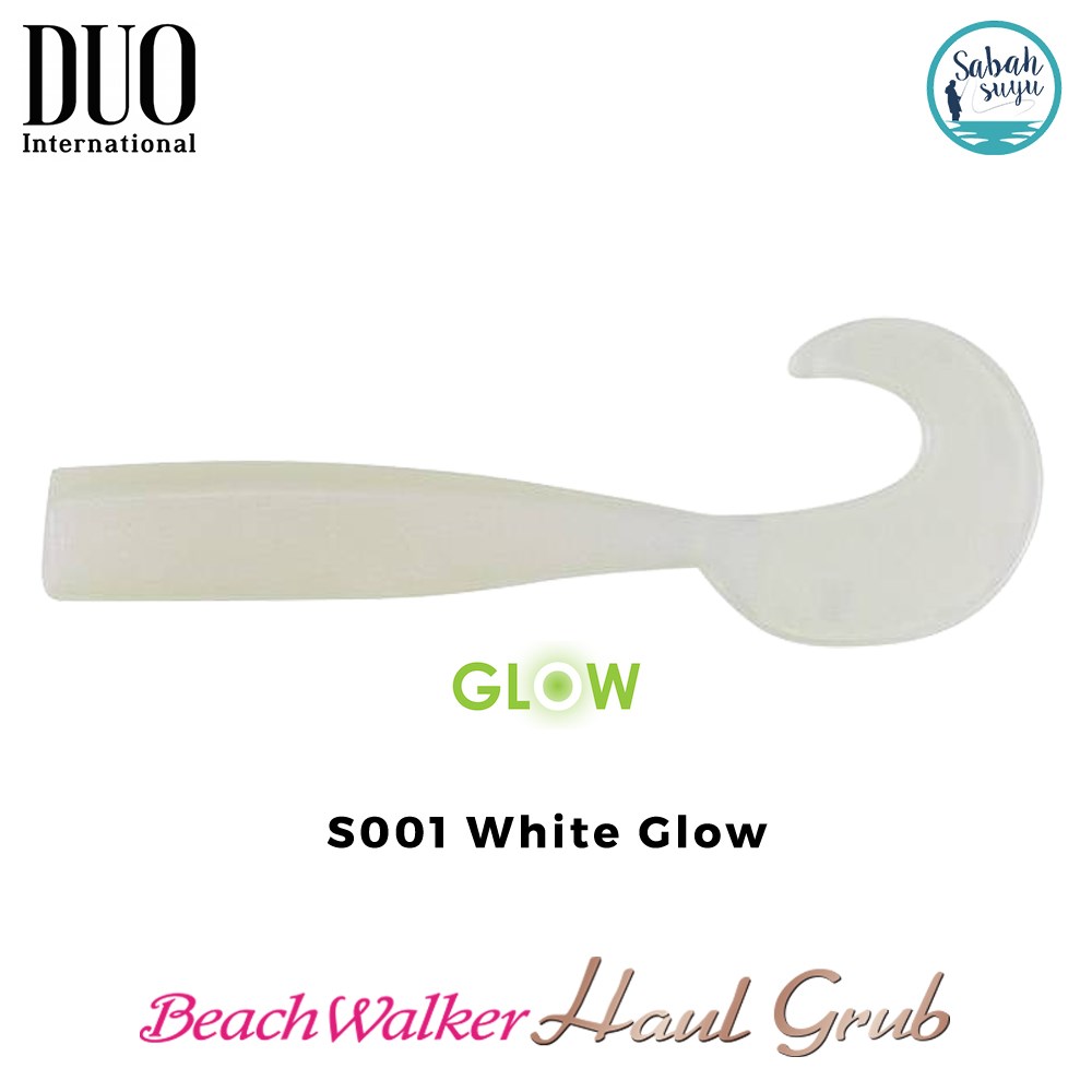 Duo Beach Walker Haul Grub Silikon Kuyruk 9.5 cm S001 White Glow