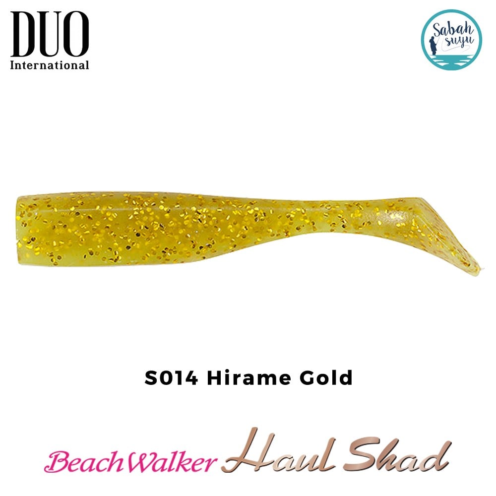 Duo Beach Walker Haul Shad Silikon Kuyruk 9.5 cm S014 Hirame Gold