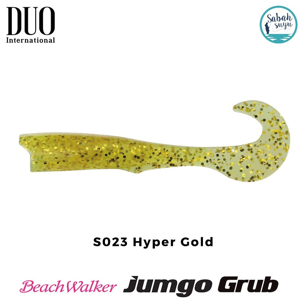 Duo Beach Walker Jumgo Grub Kuyruk 8cm S023 Hyper Gold (X5)