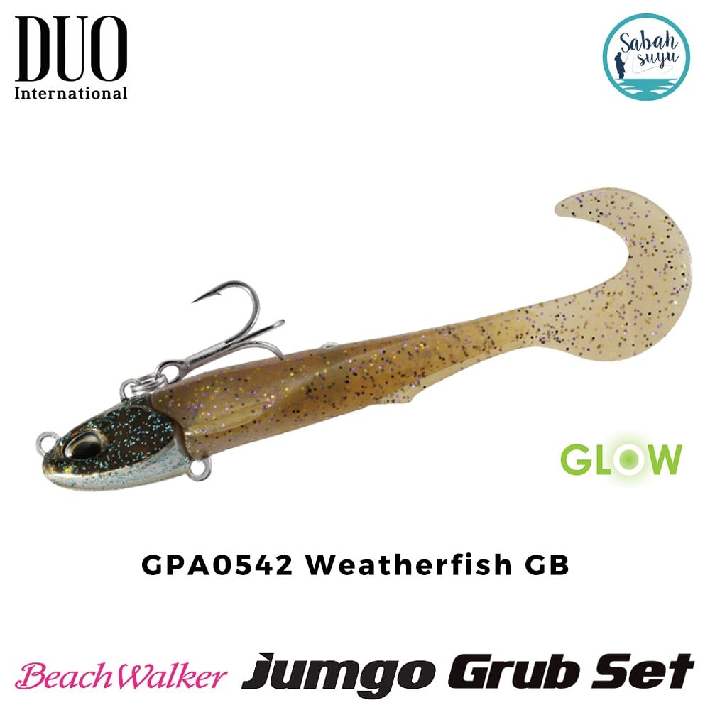 Duo Beach Walker Jumgo Grub Set 8cm 14gr GPA0542 Weatherfish GB