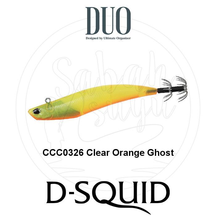 Duo D-Squid 95 Kalamar Sahtesi CCC0326 Clear Orange Ghost