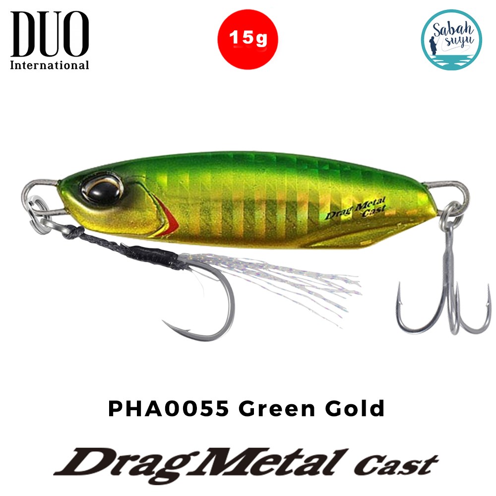 Duo Drag Metal Cast Jig 15gr. PHA0055 Green Gold