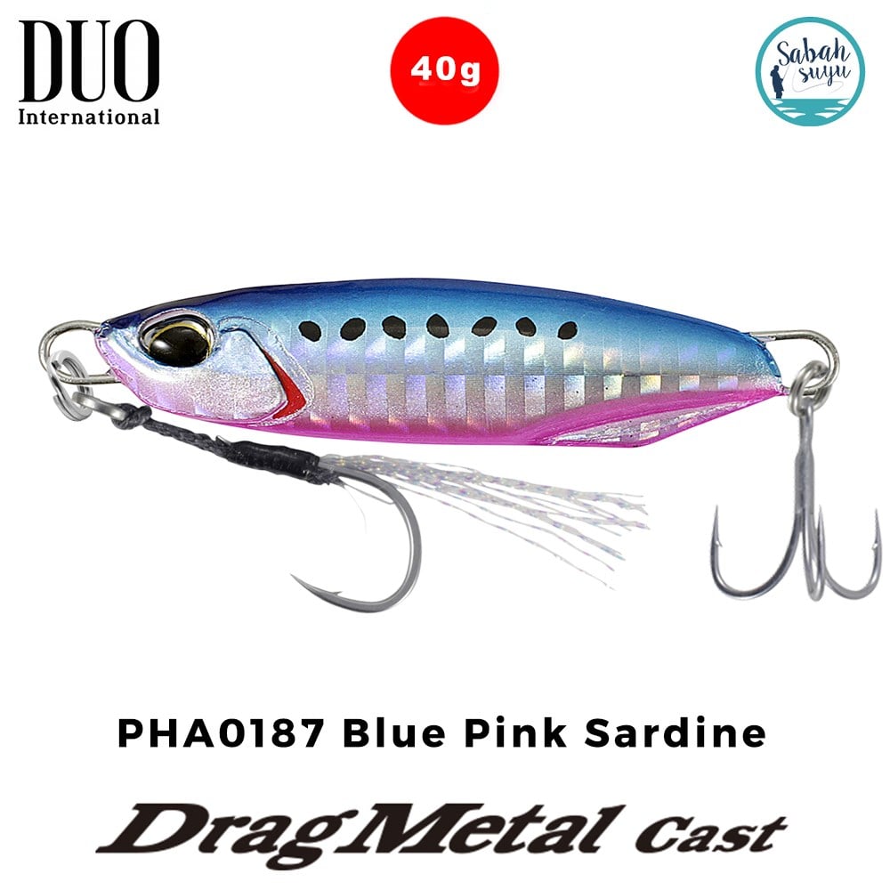Duo Drag Metal Cast Jig 40gr. PHA0187 Blue Pink Sardine