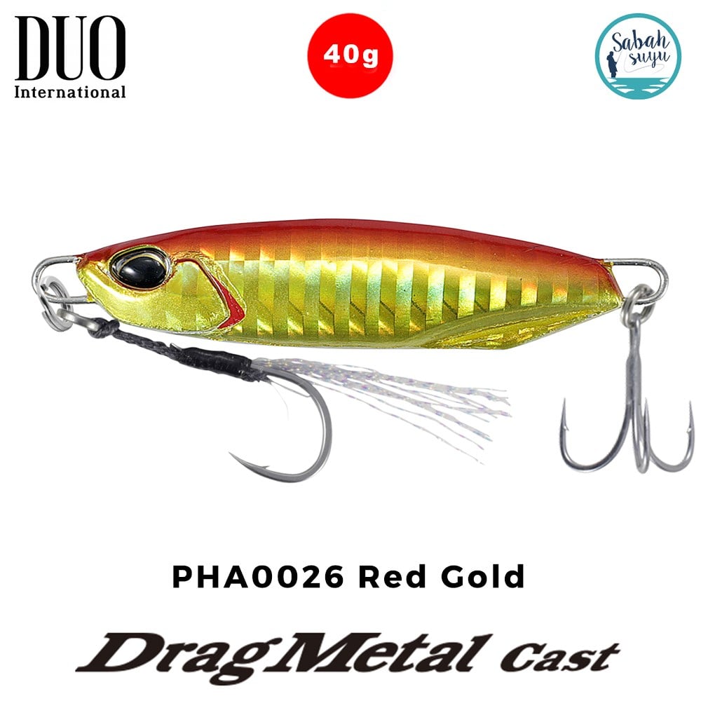 Duo Drag Metal Cast Jig 40gr. PHA0026 Red Gold