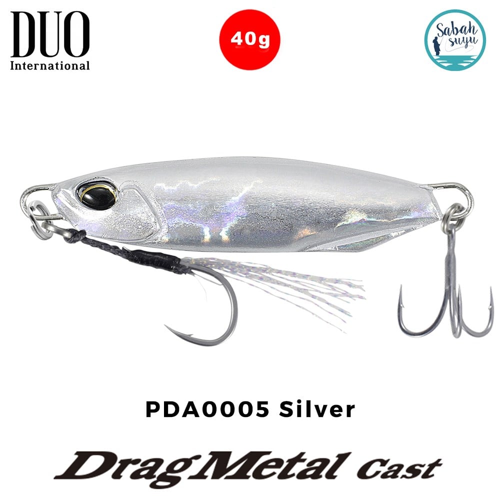 Duo Drag Metal Cast Jig 40gr. PDA0005 Silver