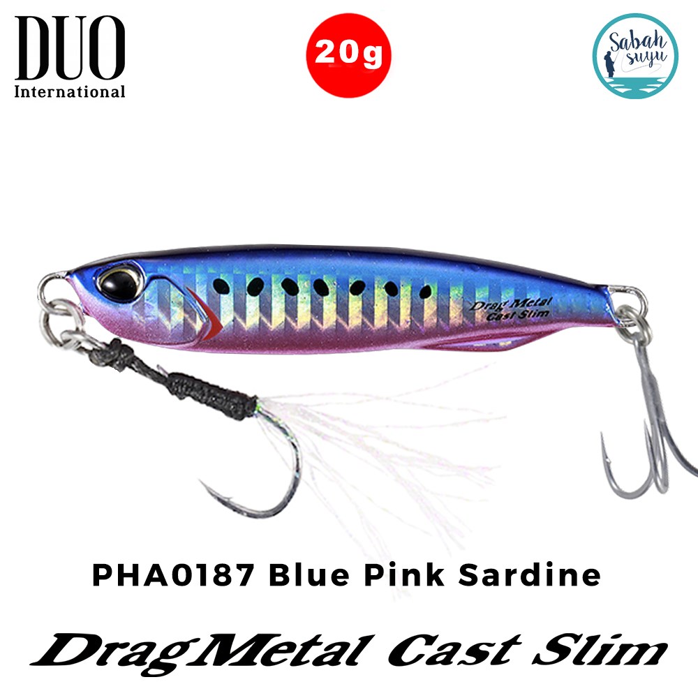 Duo Drag Metal Cast Slim Jig 20gr. PHA0187 Blue Pink Sardine