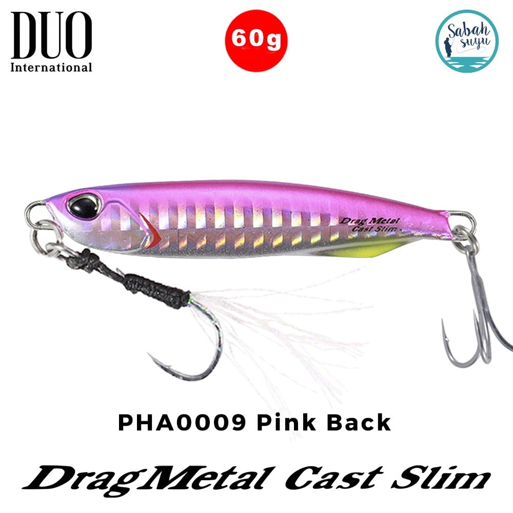 Duo Drag Metal Cast Slim Jig 60gr. PHA0009 Pink Back