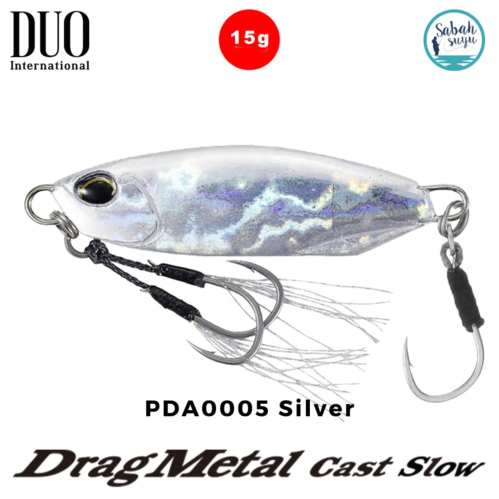 Duo Drag Metal Cast Slow Jig 15gr. PDA0005 Silver