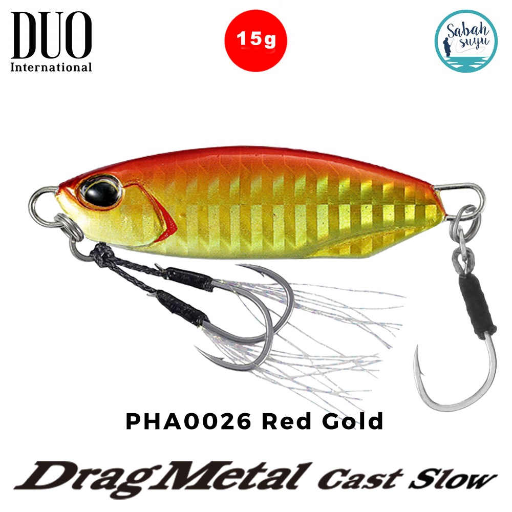 Duo Drag Metal Cast Slow Jig 15gr. PHA0026 Red Gold