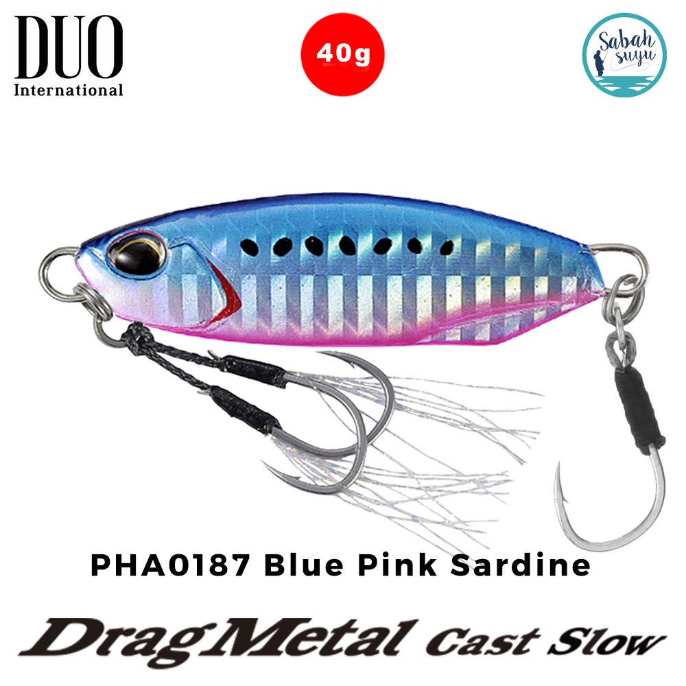Duo Drag Metal Cast Slow Jig 40gr. PHA0187 Blue Pink Sardine