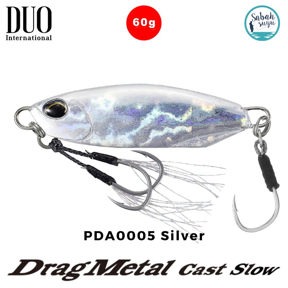 Duo Drag Metal Cast Slow Jig 60gr. PDA0005 Silver