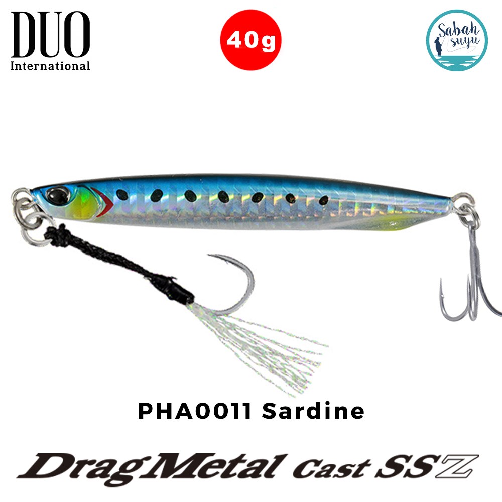 Duo Drag Metal Cast Super Slim SSZ Jig 40Gr. PHA0011 Sardine 
