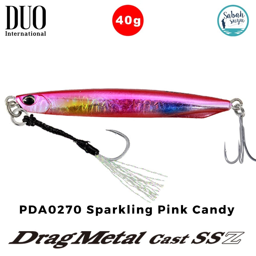 Duo Drag Metal Cast Super Slim SSZ Jig 40Gr. PDA0270 Sparkling Pink Candy