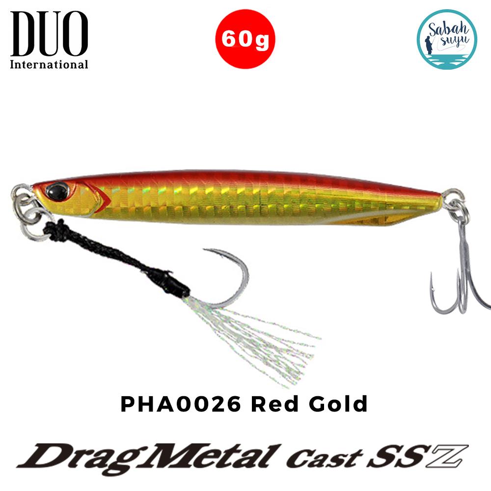 Duo Drag Metal Cast Super Slim SSZ Jig 60Gr. PHA0026 Red Gold